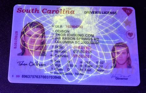 South Carolina New Sc Drivers License Scannable Fake Id