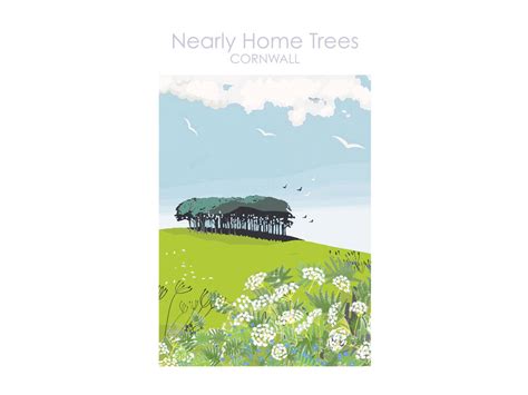 Nearly Home Trees Cornwall And Devon Print By Betty Boyns | notonthehighstreet.com