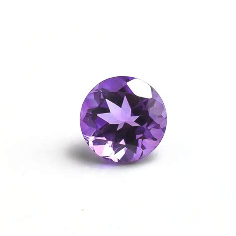 Natural Amethyst Original Top Quality 9mm Round Faceted Etsy