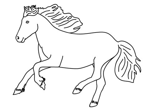 Galloping Horse Printable Coloring Page Download Print Or Color
