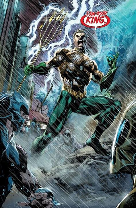 Aquaman In The Justice League New 52 Throne Of Atlantis Storylines Arte Dc Comics Aquaman Dc