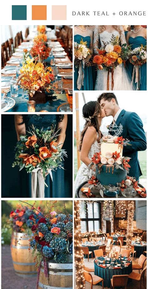 Top 8 Country Fall Wedding Colors For 2024 Cfc🍂