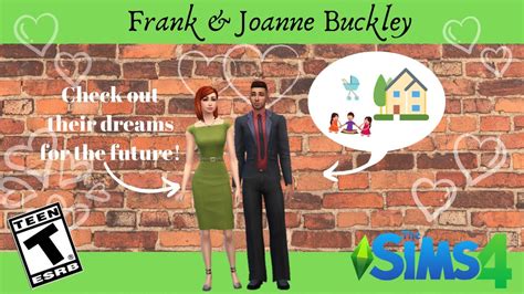 The Sims 4 Create A Sim Frank And Joanne Buckleyღღ Youtube