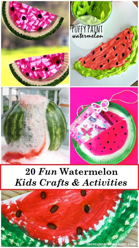 20 Watermelon Crafts And Activities Theres Just One Mommy