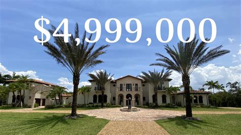 4999000 Mega Mansion In Southwest Ranches Fl Walk Through Tour