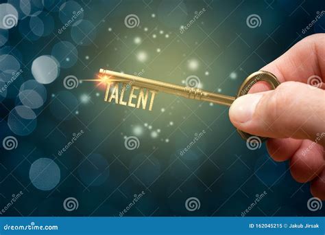 Key To Unlock and Open Your Talent Stock Image - Image of coaching