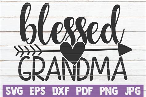 Art And Collectibles Clip Art One Blessed Grandma Svg Blessed Grandma Svg Grandma Svg For Tshirt
