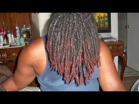If you're concerned that the tips might break and that your hair will be damaged beyond. How to dye your locs,sister locs , dreadlocks tips - YouTube