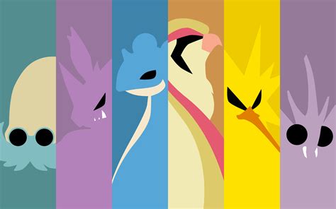 Pokemon Collage Colorful Anime Wallpaper Resolution X Id