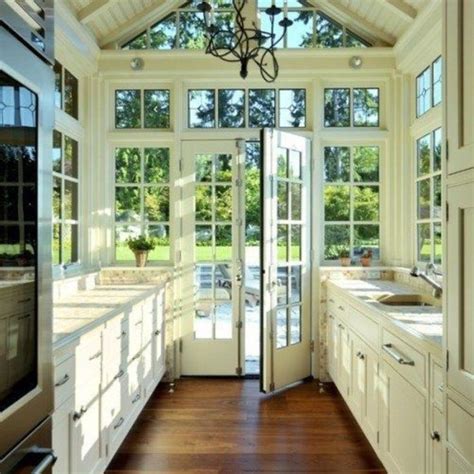 They claim it is sturdier and therefore, worth the extra. greenhouse inspired kitchens lots of windows and light my ...