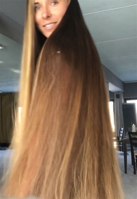 Video Long Blonde Silky Mane Long Hair Styles Bun Hairstyles For