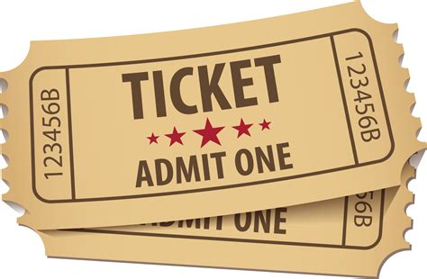 Ticket Png Free Download Png Mart