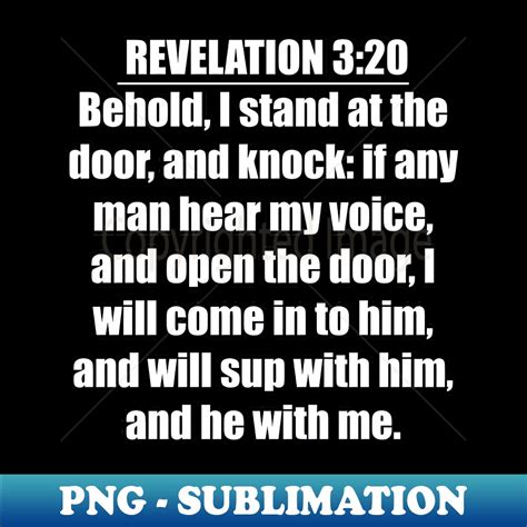 Revelation 320 Kjv Bible Verse Retro Png Sublimation Digit Inspire