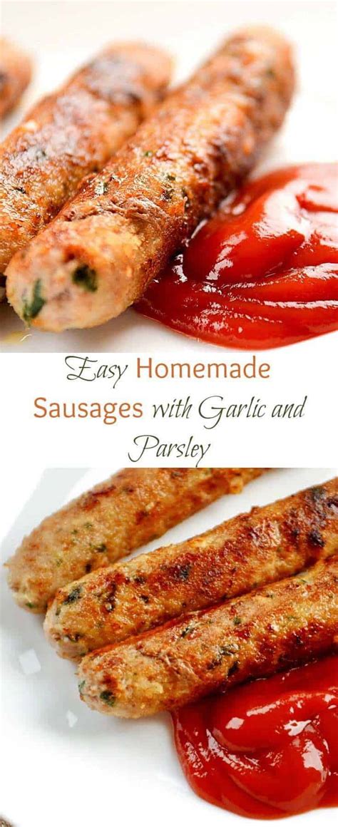 The last sausage on our list needed to be made with chicken. Homemade Sausage Recipe With Garlic And Parsley - Lavender ...