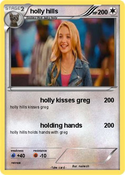 Pokémon Holly Hills 11 11 Holly Kisses Greg My Pokemon Card