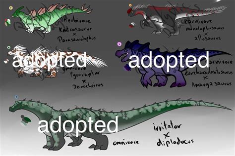 Dino Hybrids ~jurassic World Evolution~ Amino