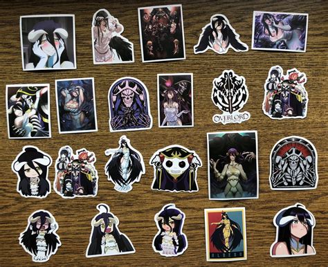 Overlord Stickers Anime Sticker Etsy