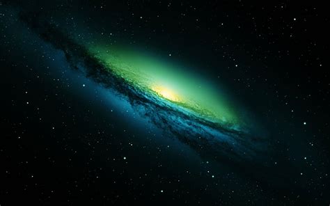 Green Galaxy Wallpaper 4k