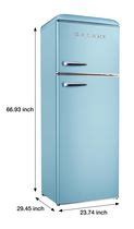 Galanz Cu Ft Retro Top Freezer Refrigerator Bebop Blue Walmart