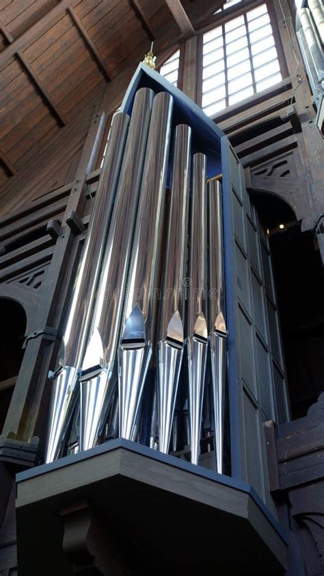 Pipe Organ Of A Church In A Small Town Stock Image Image Of Indoor