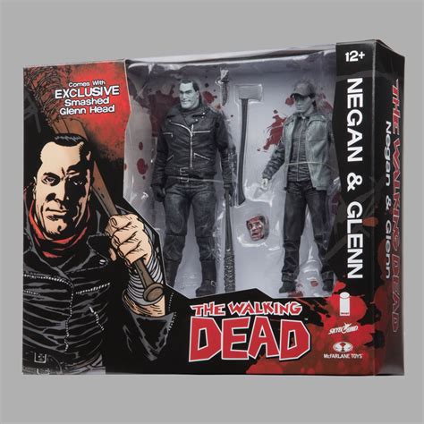 Walking Dead Negan And Glenn Bloody Action Figure 2 Pack