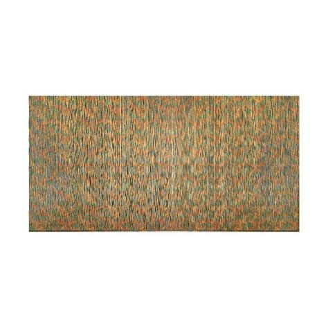 Fasade Ripple Vertical 96 In X 48 In Decorative Wall Panel In Copper