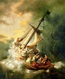 Storm on Sea of Galilee by Rembrandt. There's a reason why there are 14 ...