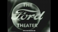 The Ford Theater, Television Commercial - 1950 - YouTube