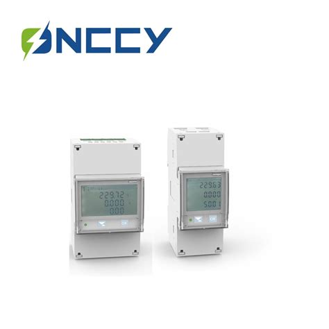 Em High Quality 3 Phase Din Rail Energy Meter For Solar System China