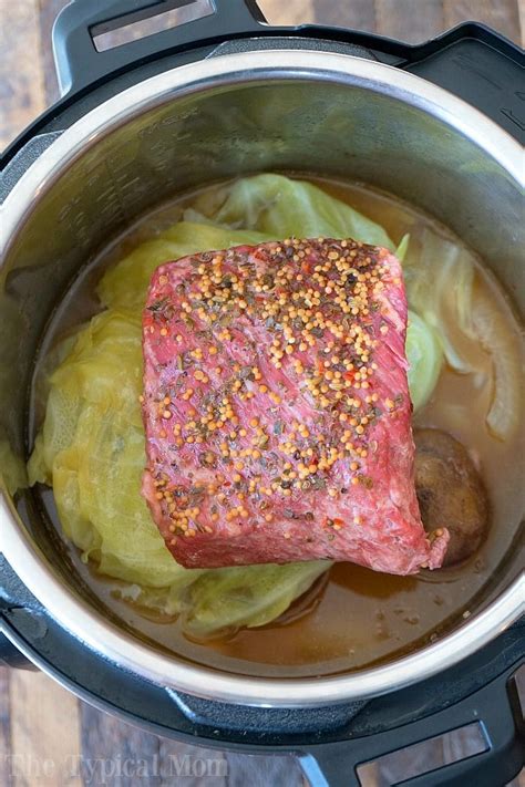 Patrick's day dinner and can be on the table in just 1 hour and 30 minutes. Easy Instant Pot Corned Beef and Cabbage Recipe + Video