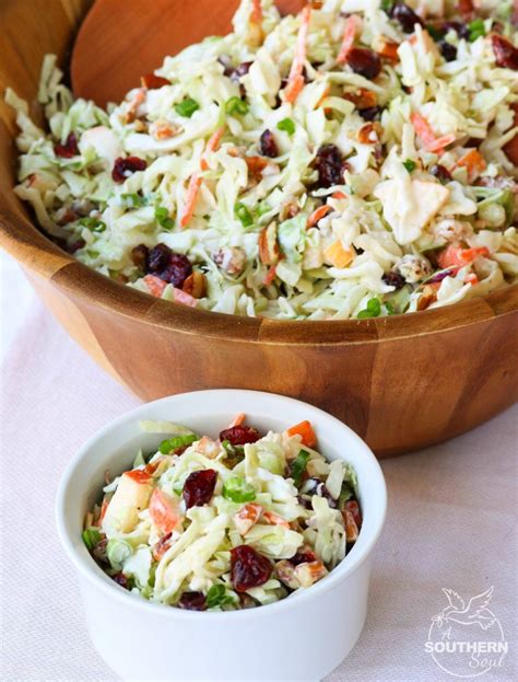 Red cabbage, cranberry, and apple slaw. Cranberry Pecan Slaw - A Southern Soul (With images ...