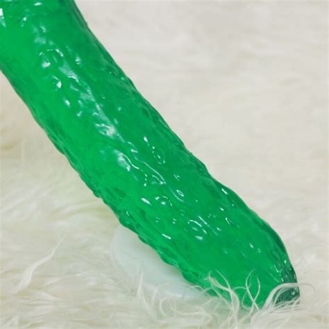Cucumber Dildo With Suction Cup Fantasy Jelly Dildo For Women Etsy