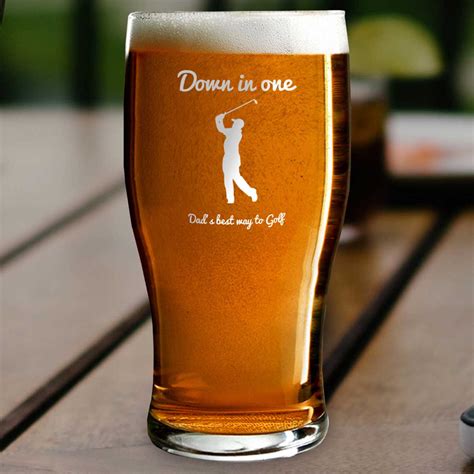 Golf Personalised Pint Glass 1021 009 05 Ts Ie