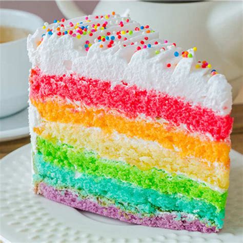 Rainbow Layer Cake Recipe By Shipra Khanna On Times Food