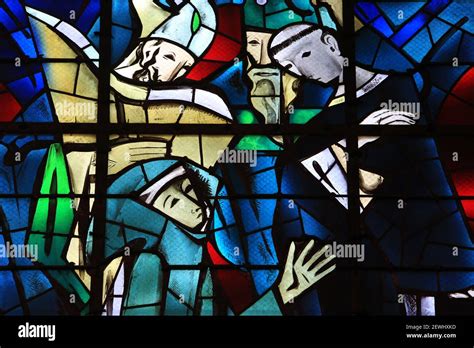 Stained Glass Window Of Joan Of Arc 19511956 Work Of The Master