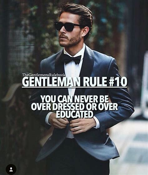 Gentleman Rule 10 Gentleman Rules Gentleman Quotes Gentlemen Quotes