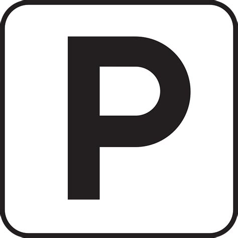 Free Vector Graphic Parking P Alphabet Letter Abc Free Image On