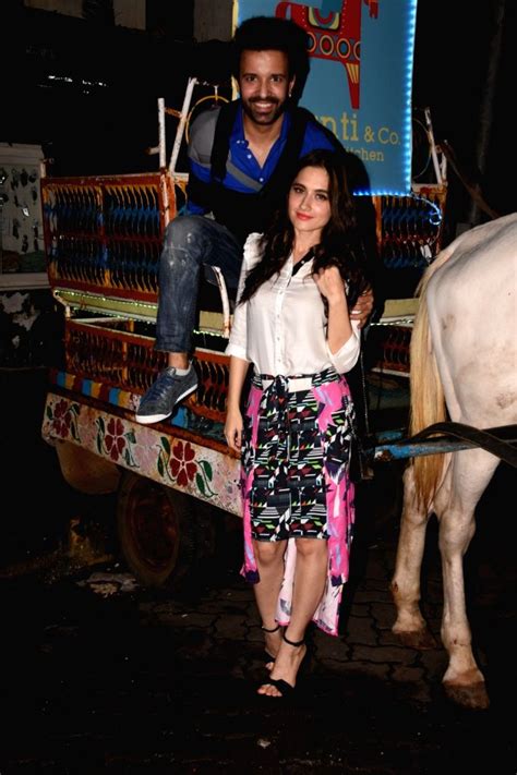 aamir ali and sanjeeda sheikh during a programme