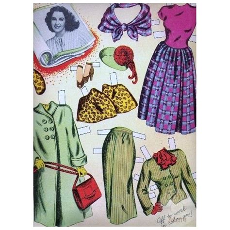 1949 Elizabeth Taylor Paper Doll Clothes Paper Dolls