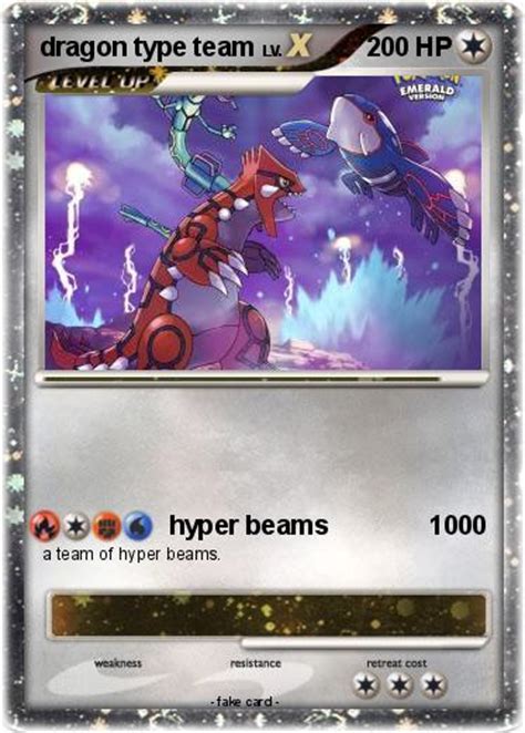 For all things pokemon tcg, check out pokemoncard.io. Pokémon dragon type team - hyper beams 1000 - My Pokemon Card