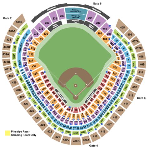 Mlb Seating Charts For All 30 Teams And Venues