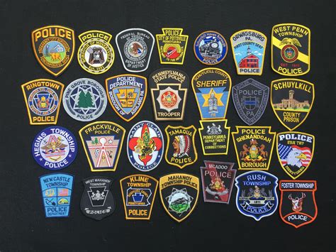 Schuylkill County Law Enforcement Patch Collection