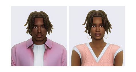 Reakwon By Simstrouble Simstrouble On Patreon Sims Hair Maxis