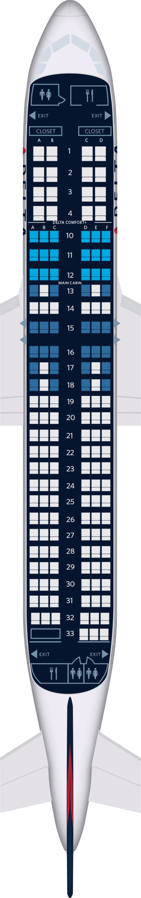 Airbus A Seating Chart Delta