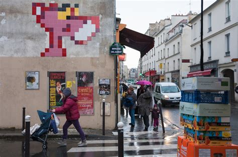 Streets Invader Paris Arrested Motion