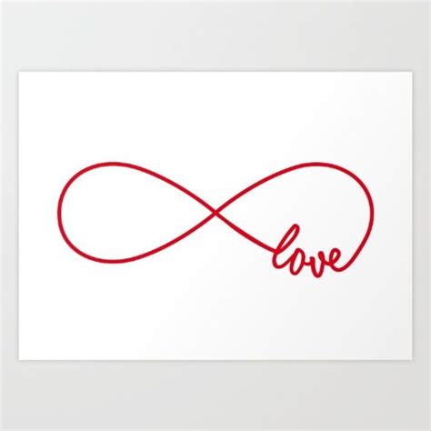 Never Ending Love Love Forever Infinity Sign Infinite Symbol Card