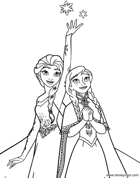 43 Elsa Anna Coloring Pages Free Firka Tein