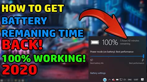 Fix Battery Remaining Time Not Showing Issues On Window 10 100
