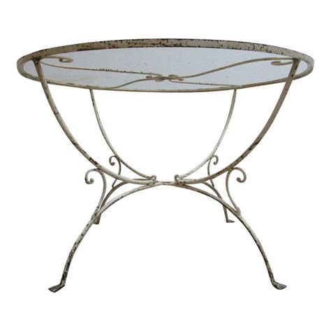 Well, we have a bakers rack made out of a material you might not have considered. Vintage Mid-Century Salterini Wrought Iron Outdoor Dining ...