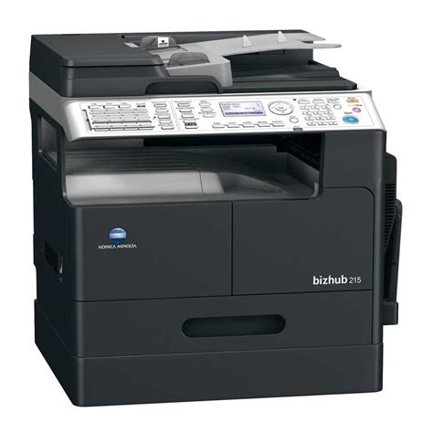 This color multifunction printer offers great function of fax, scanner and print in wide format. Máy photocopy Konica Minolta BIZHUB 215 + DUPLEX